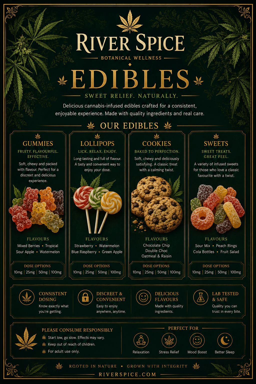 Edibles Menu Board