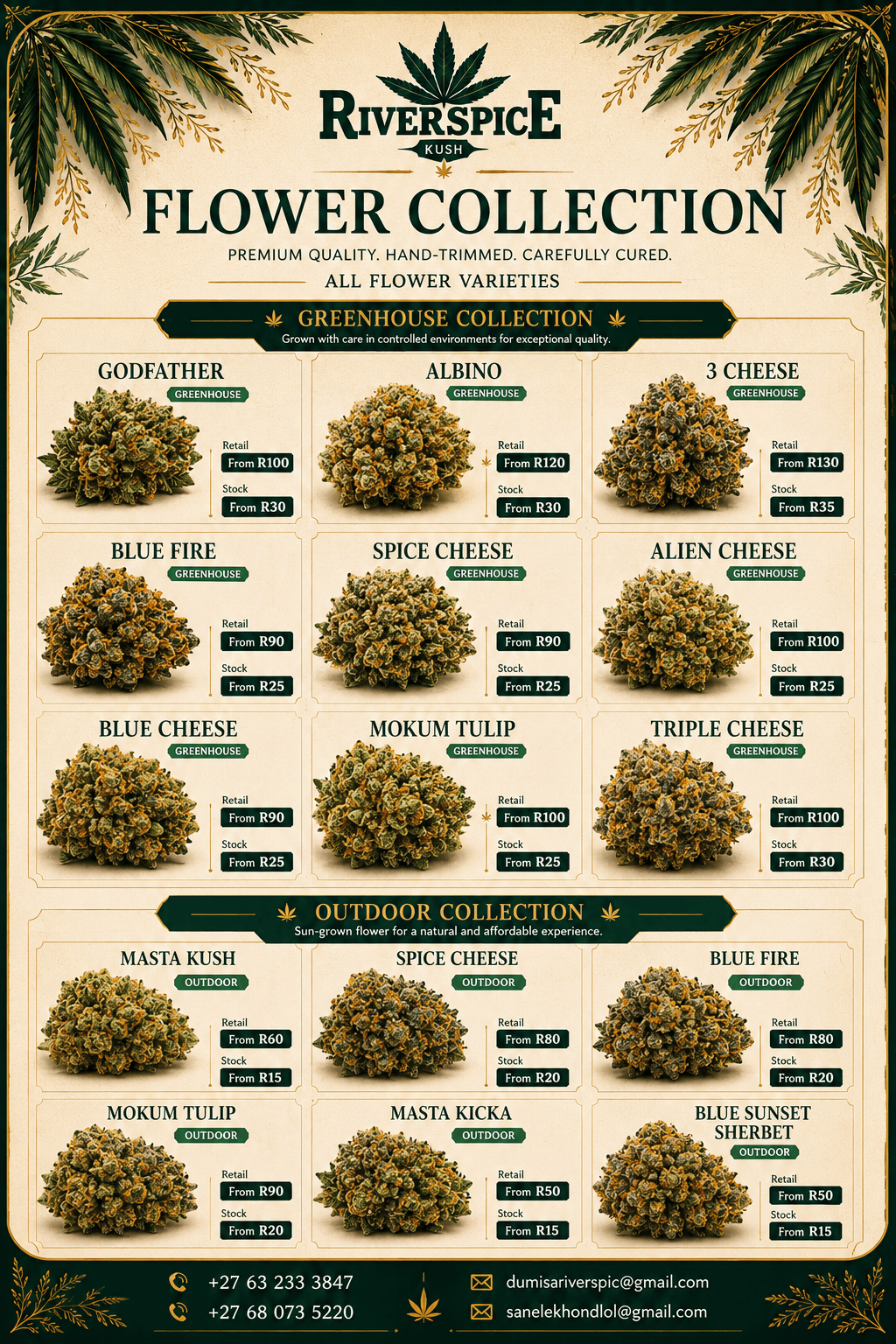 Full Menu Board